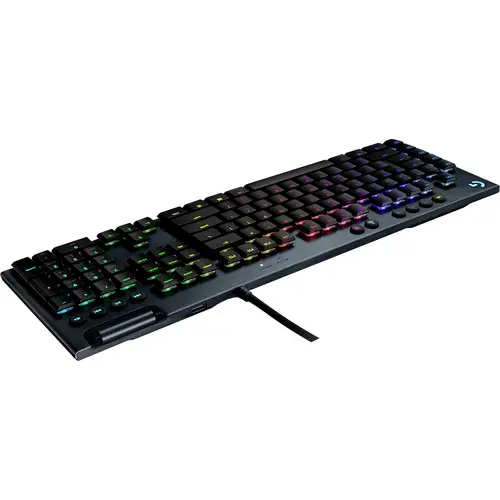 Logitech Gaming G815 LIGHTSPEED Kabelgebunden Gaming-Tastatur US-Englisch, QWERTY Schwarz Logitech Gaming G815 LIGHTSPEED Kabelgebunden Gaming-Tastatur US-Englisch, QWERTY Schwarz