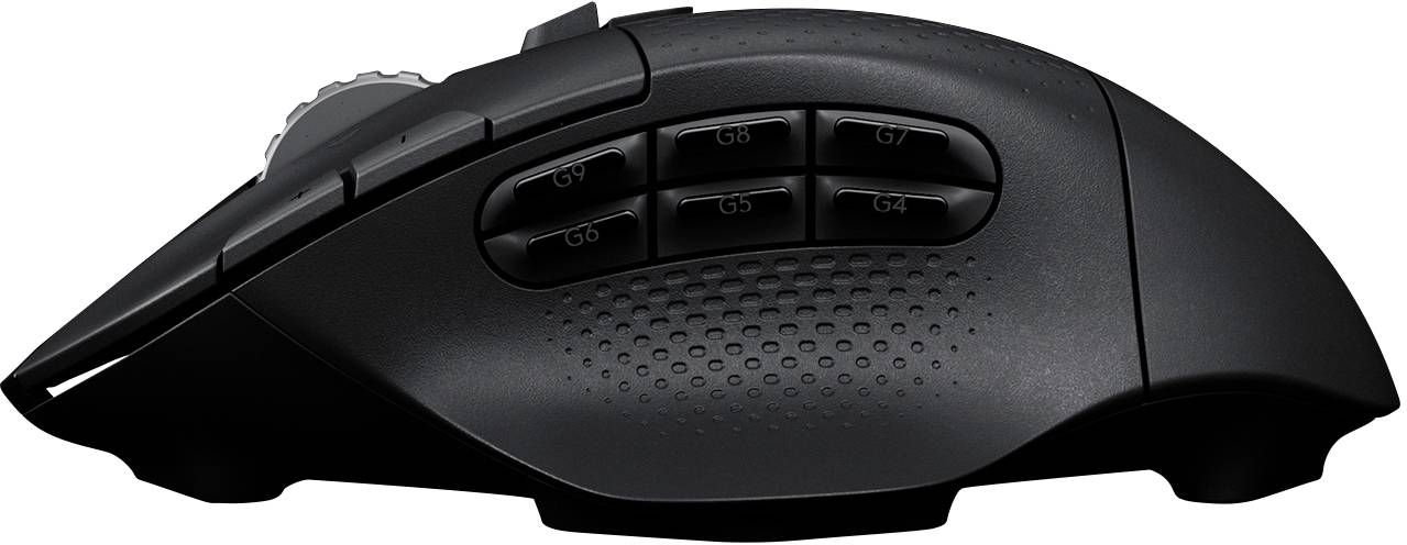 Logitech Gaming G604 Lightspeed Ergonomische Gaming-Maus Bluetooth® Optisch Schwarz 16000 dpi Ergonomisch