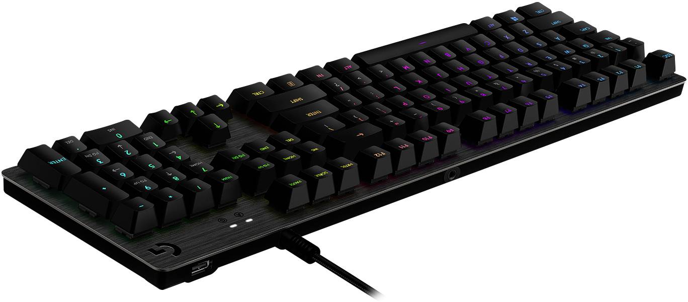 Logitech Gaming G513 Carbon GX Kabelgebunden Gaming-Tastatur US-Englisch, QWERTY Karbon