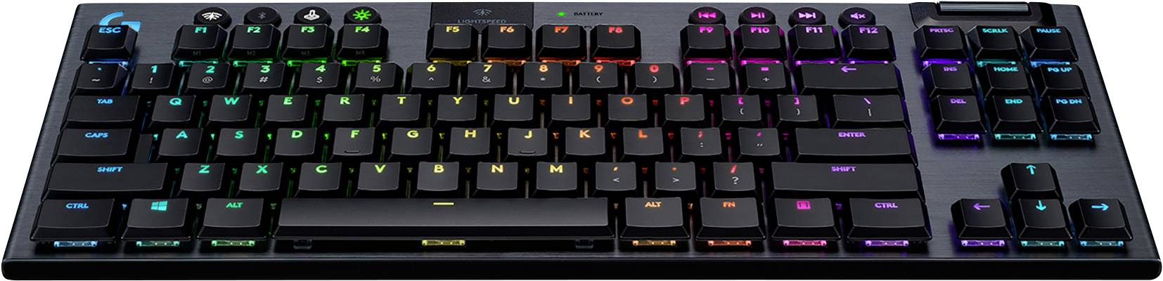 Logitech Gaming G915 LINEAR Kabellos Gaming-Tastatur US-Englisch, QWERTY Schwarz