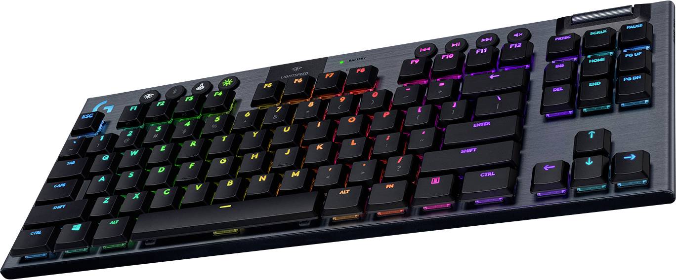 Logitech Gaming G915 LINEAR Kabellos Gaming-Tastatur US-Englisch, QWERTY Schwarz
