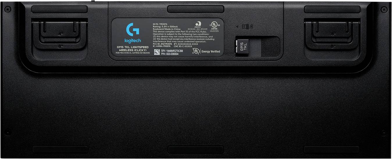 Logitech Gaming G915 LINEAR Kabellos Gaming-Tastatur US-Englisch, QWERTY Schwarz