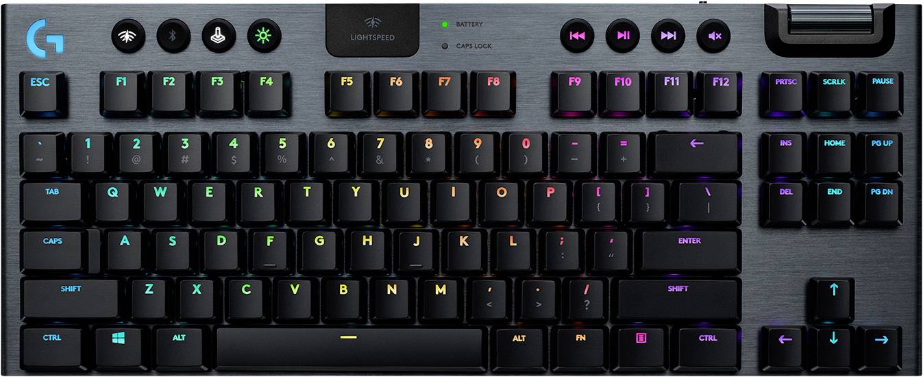Logitech Gaming G915 LINEAR Kabellos Gaming-Tastatur US-Englisch, QWERTY Schwarz