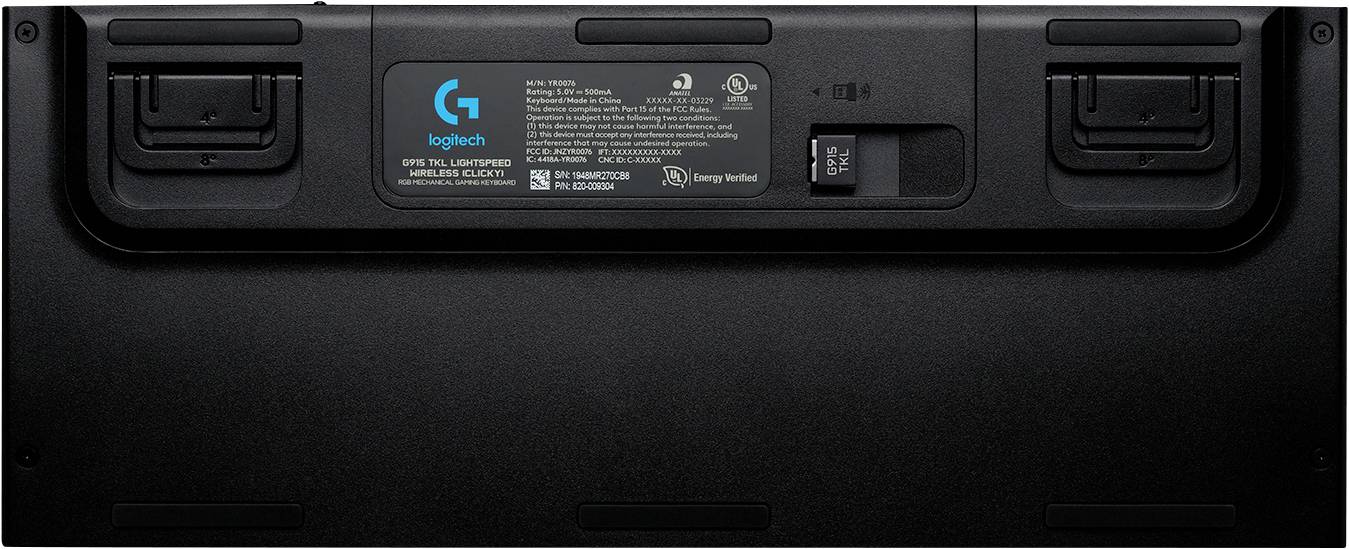 Logitech Gaming G915 TACTILE Kabellos Gaming-Tastatur US-Englisch, QWERTY Schwarz