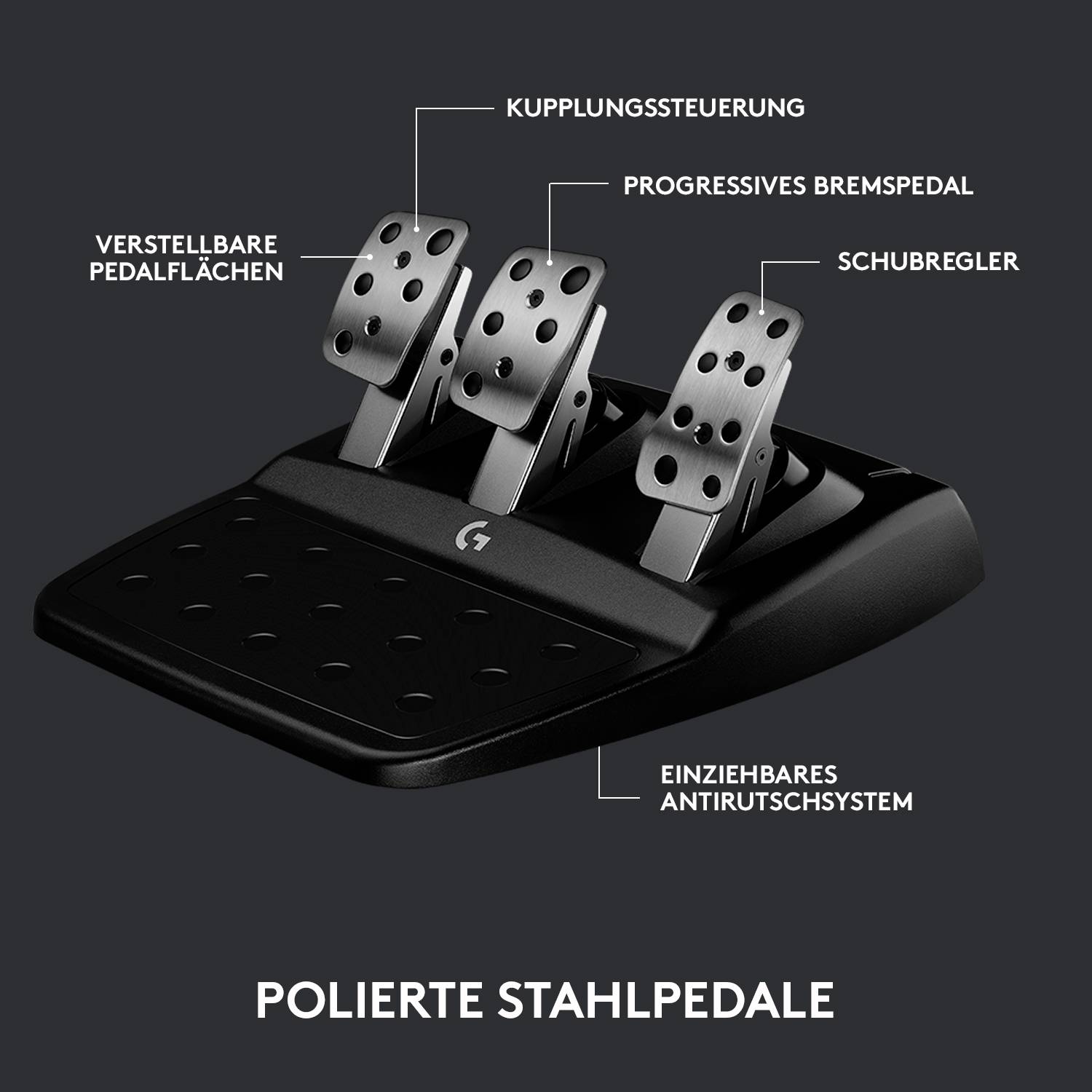 Logitech Gaming G923 Lenkrad USB PC, Xbox One S, Xbox Series X, Xbox One Schwarz