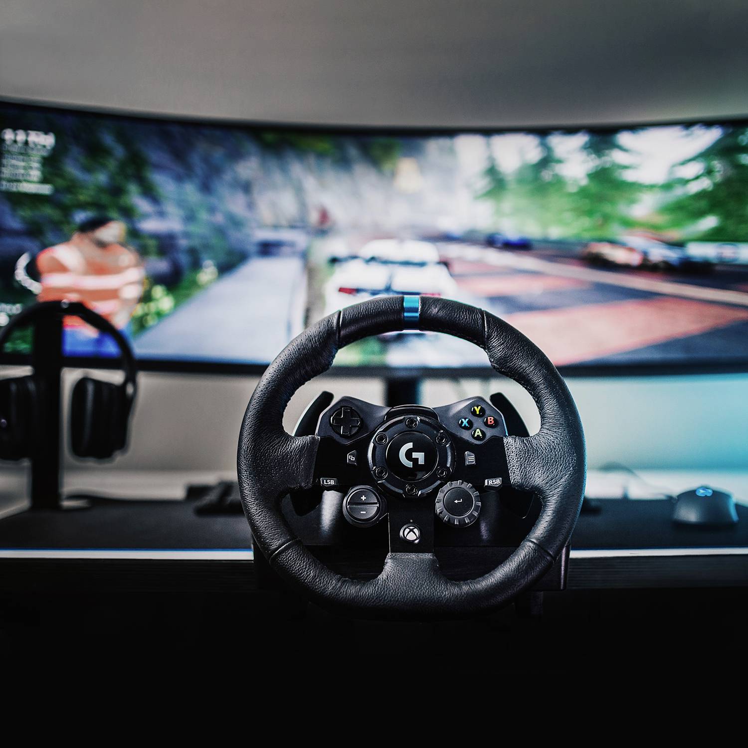 Logitech Gaming G923 Lenkrad USB PC, Xbox One S, Xbox Series X, Xbox One Schwarz
