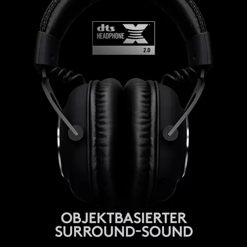 Logitech Gaming PRO X On Ear Headset Funk 7.1 Surround Schwarz Lautstärkeregelung, Mikrofon-Stummschaltung Gaming Logitech Gaming PRO X On Ear Headset Funk 7.1 Surround Schwarz Lautstärkeregelung, Mikrofon-Stummschaltung Gaming