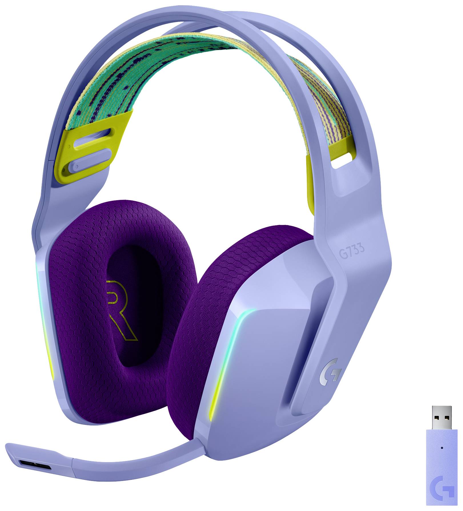Logitech G G733 LIGHTSPEED Wireless RGB Gaming Headset
