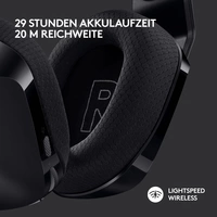 Logitech Gaming G733 LIGHTSPEED On Ear Headset Funk 7.1 Surround Schwarz Lautstärkeregelung Gaming Logitech Gaming G733 LIGHTSPEED On Ear Headset Funk 7.1 Surround Schwarz Lautstärkeregelung Gaming