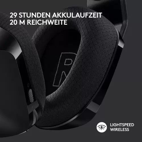 Logitech Gaming G733 LIGHTSPEED On Ear Headset Funk 7.1 Surround Schwarz Lautstärkeregelung Gaming Logitech Gaming G733 LIGHTSPEED On Ear Headset Funk 7.1 Surround Schwarz Lautstärkeregelung Gaming