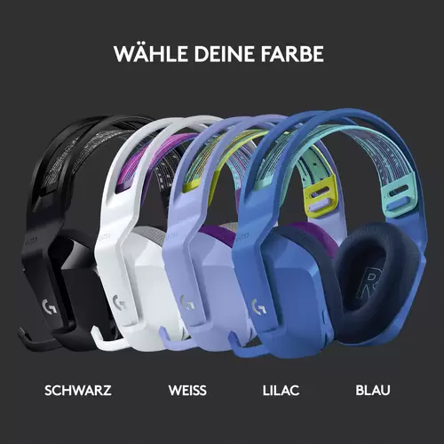 Logitech Gaming G733 LIGHTSPEED On Ear Headset Funk 7.1 Surround Schwarz Lautstärkeregelung Gaming Logitech Gaming G733 LIGHTSPEED On Ear Headset Funk 7.1 Surround Schwarz Lautstärkeregelung Gaming