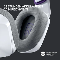 Logitech Gaming G733 LIGHTSPEED On Ear Headset Funk 7.1 Surround Weiß Lautstärkeregelung Gaming Logitech Gaming G733 LIGHTSPEED On Ear Headset Funk 7.1 Surround Weiß Lautstärkeregelung Gaming