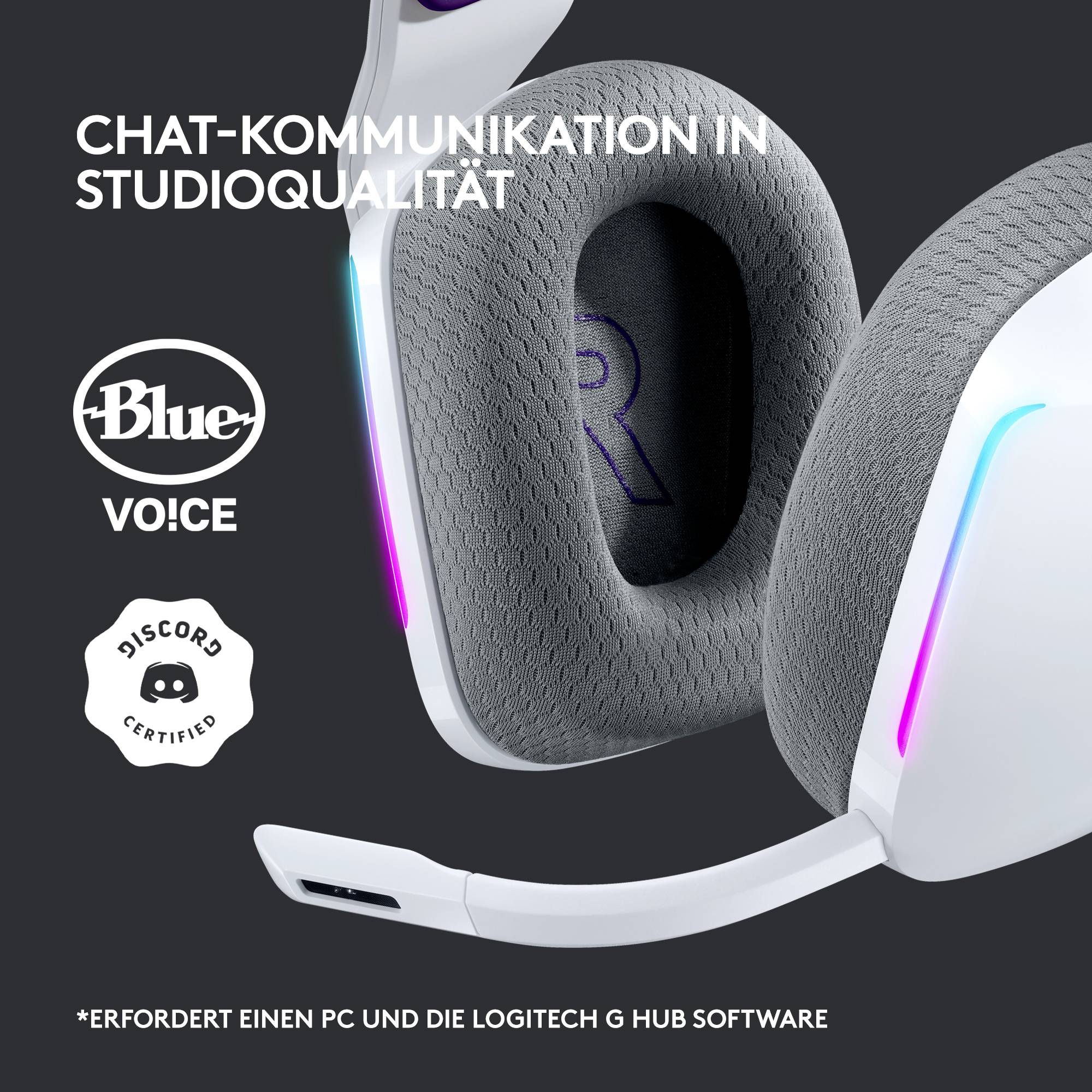 LOGI G733 Wireless LightSpeed RGB Eingabe / Ausgabe Kopfhörer & Headsets