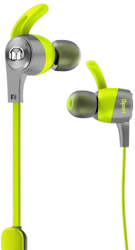 Monster iSport Achieve Sport In Ear Kopfhörer Bluetooth® Grün Wasserabweisend, Schweißresistent, Headset, Lautstärkeregelung