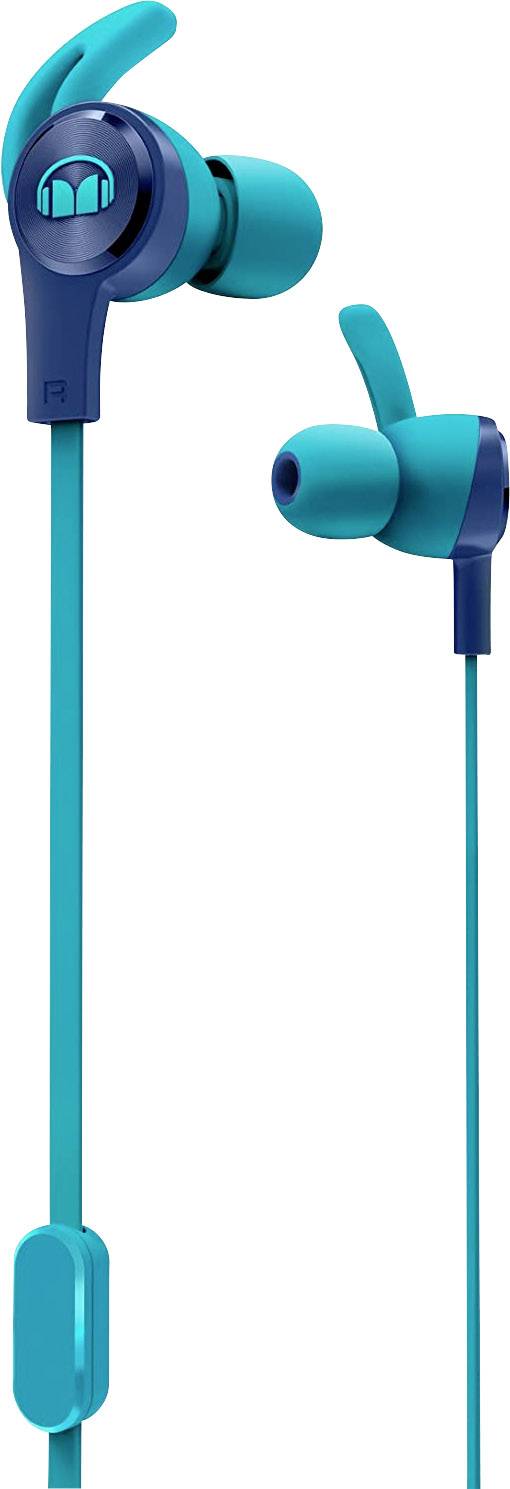 Monster iSport Achieve Bluetooth® Sport In Ear Kopfhörer In Ear Lautstärkeregelung, Ohrbügel, Wasserabweisend, Schweißresistent