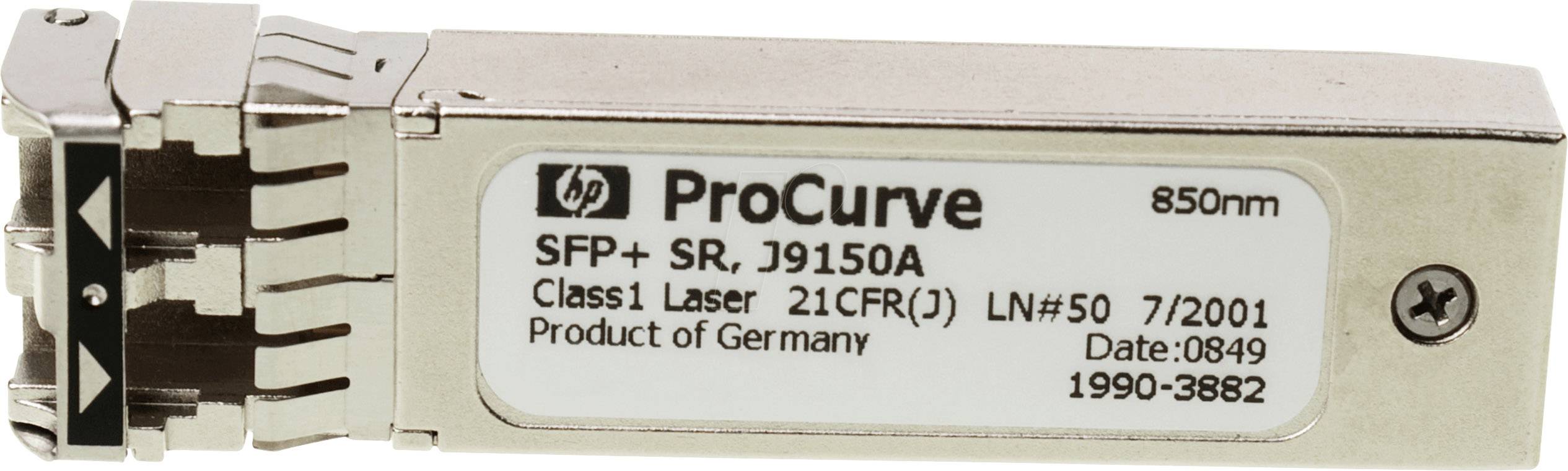 Hewlett Packard Enterprise J9150D HPE Aruba 10G SFP+ LC SR 300m OM3 MMF Tr SFP+ Transceiver-Modul 10 GBit/s 300 m Modultyp LC