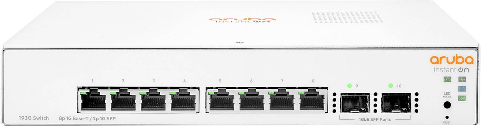 Hewlett Packard Enterprise HPE Aruba IOn 1930 8G 2SFP Switch Netzwerk Switch 8 + 2 Port