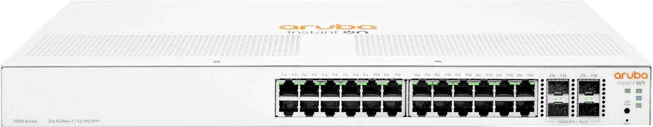 Hewlett Packard Enterprise HPE Aruba IOn 1930 24G 4SFP+ Switch Netzwerk Switch 24 + 4 Port