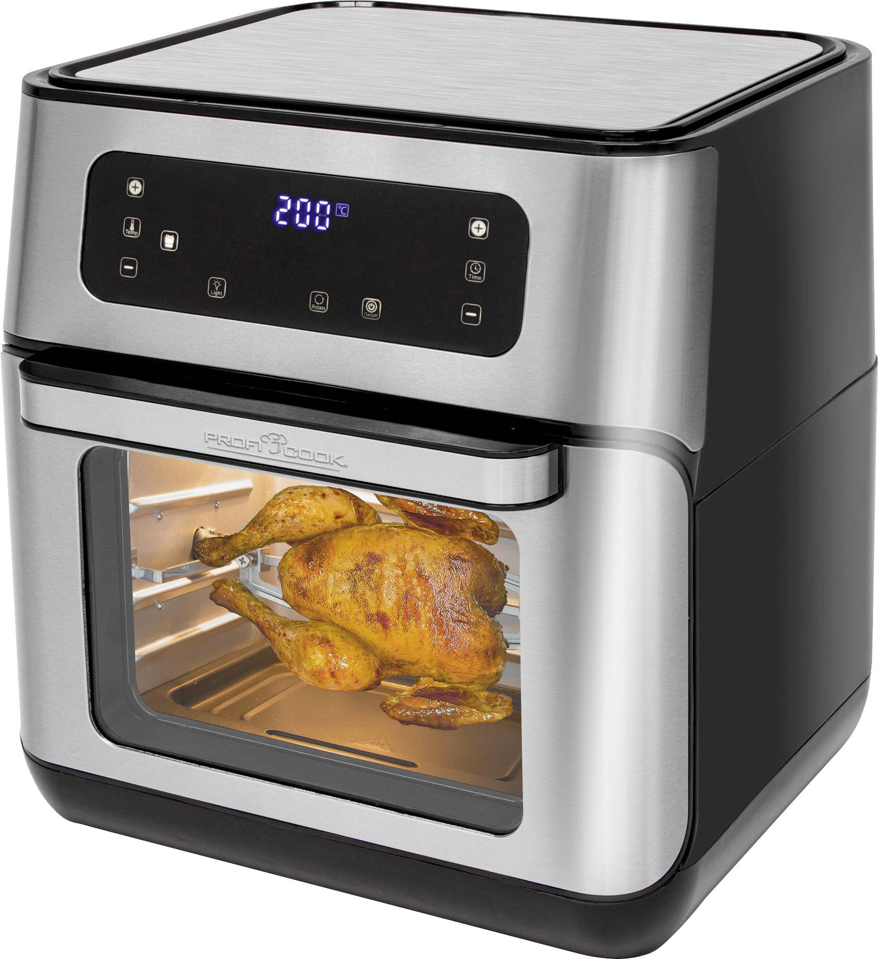Profi Cook PC-FR 1200 H Heißluft-Fritteuse 11l 1500W Schwarz/Edelstahl