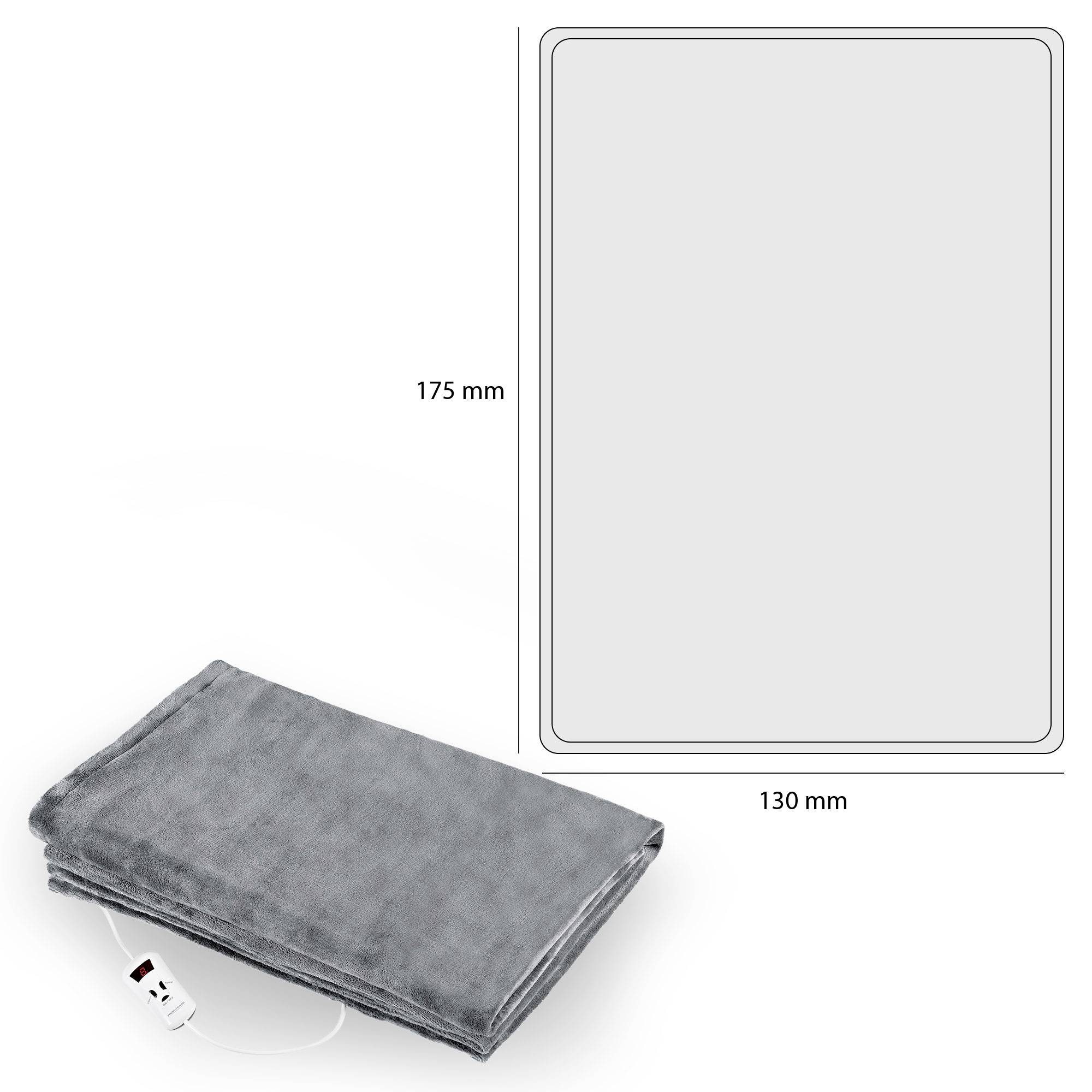 Profi-Care PC-WZD 3061 Heizdecke 180W Grau