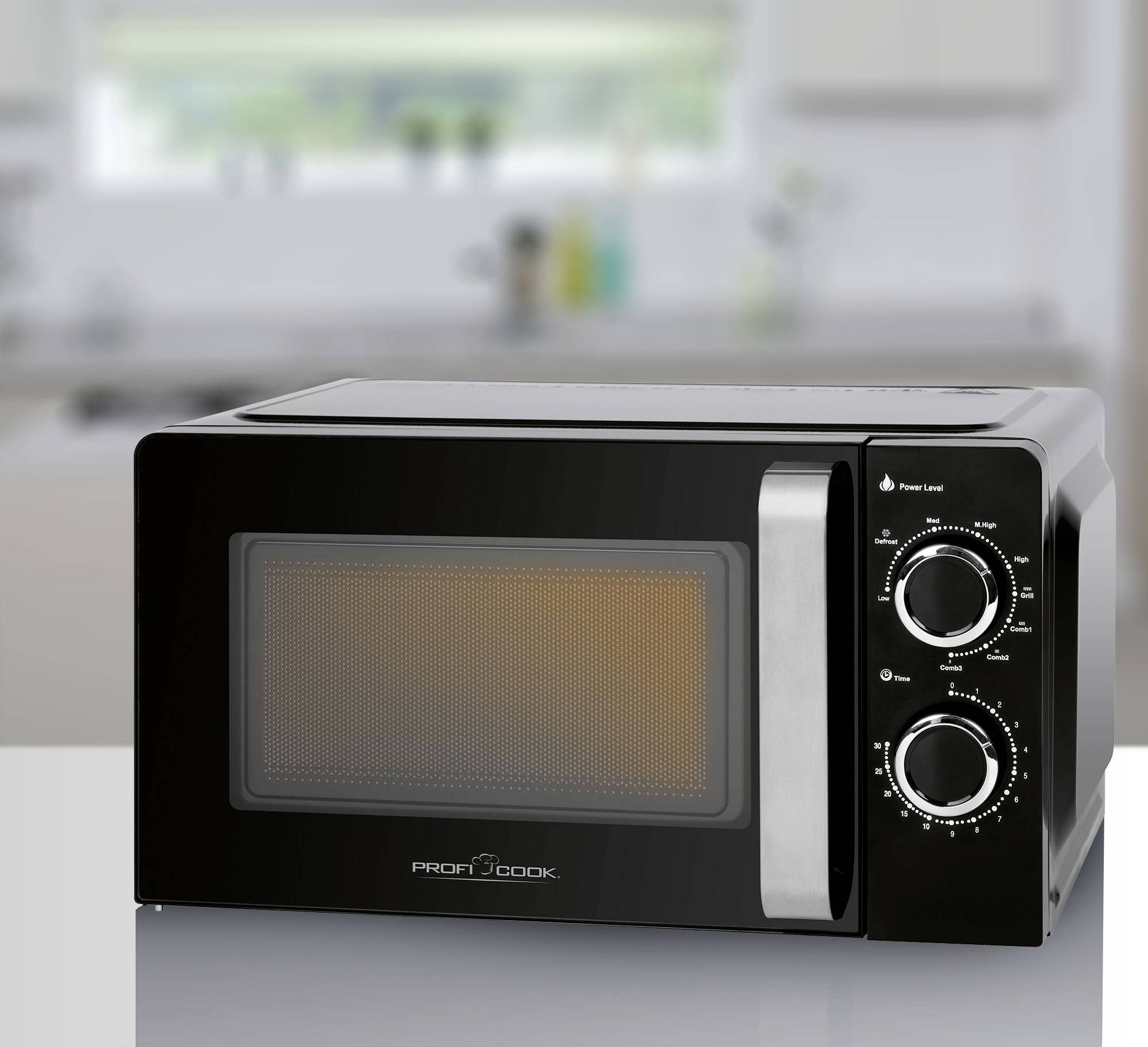Profi Cook PC-MWG 1208 Mikrowelle Schwarz 700 W
