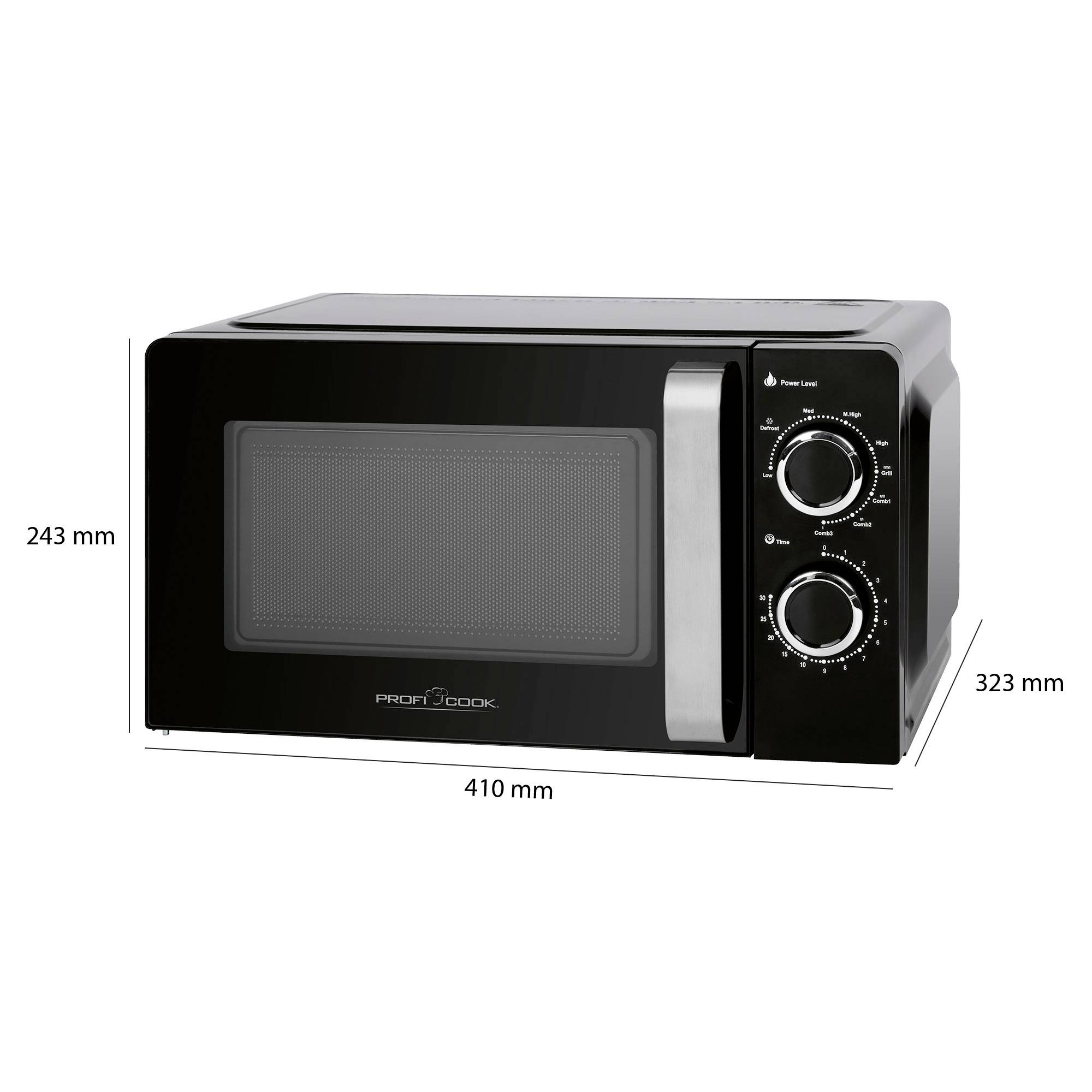 Profi Cook PC-MWG 1208 Mikrowelle Schwarz 700 W