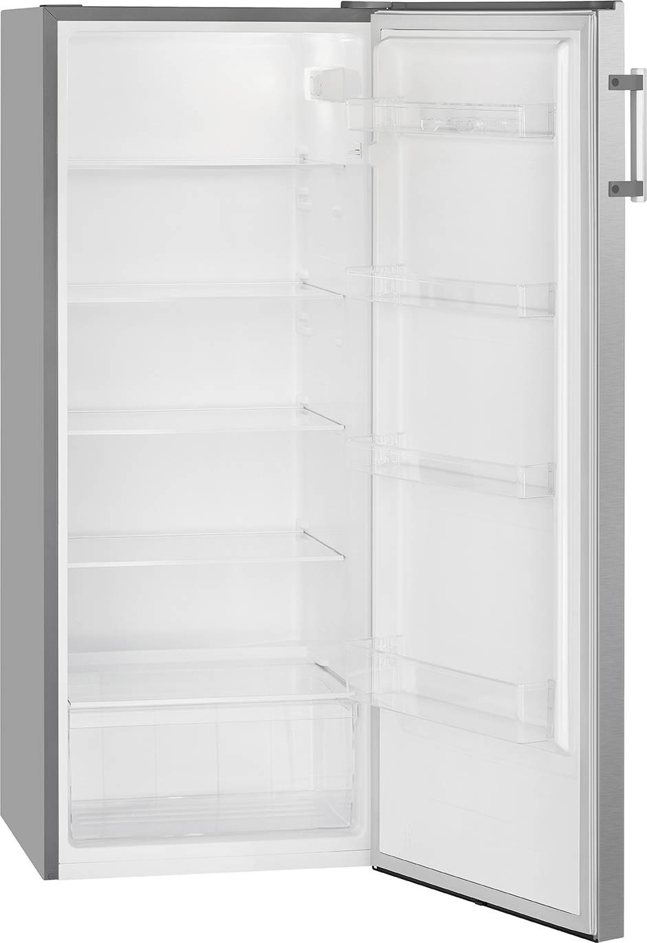 Bomann VS 7316 ix-look Kühlschrank EEK: E (A - G) 242 l Standgerät Edelstahl-Optik