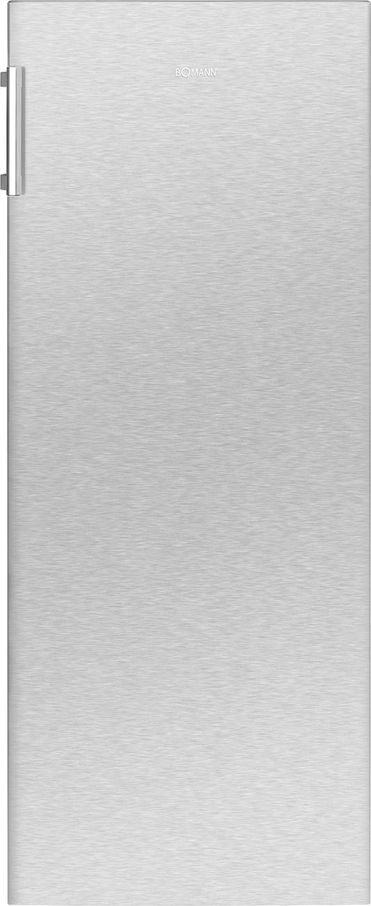 Bomann VS 7316 ix-look Kühlschrank EEK: E (A - G) 242 l Standgerät Edelstahl-Optik