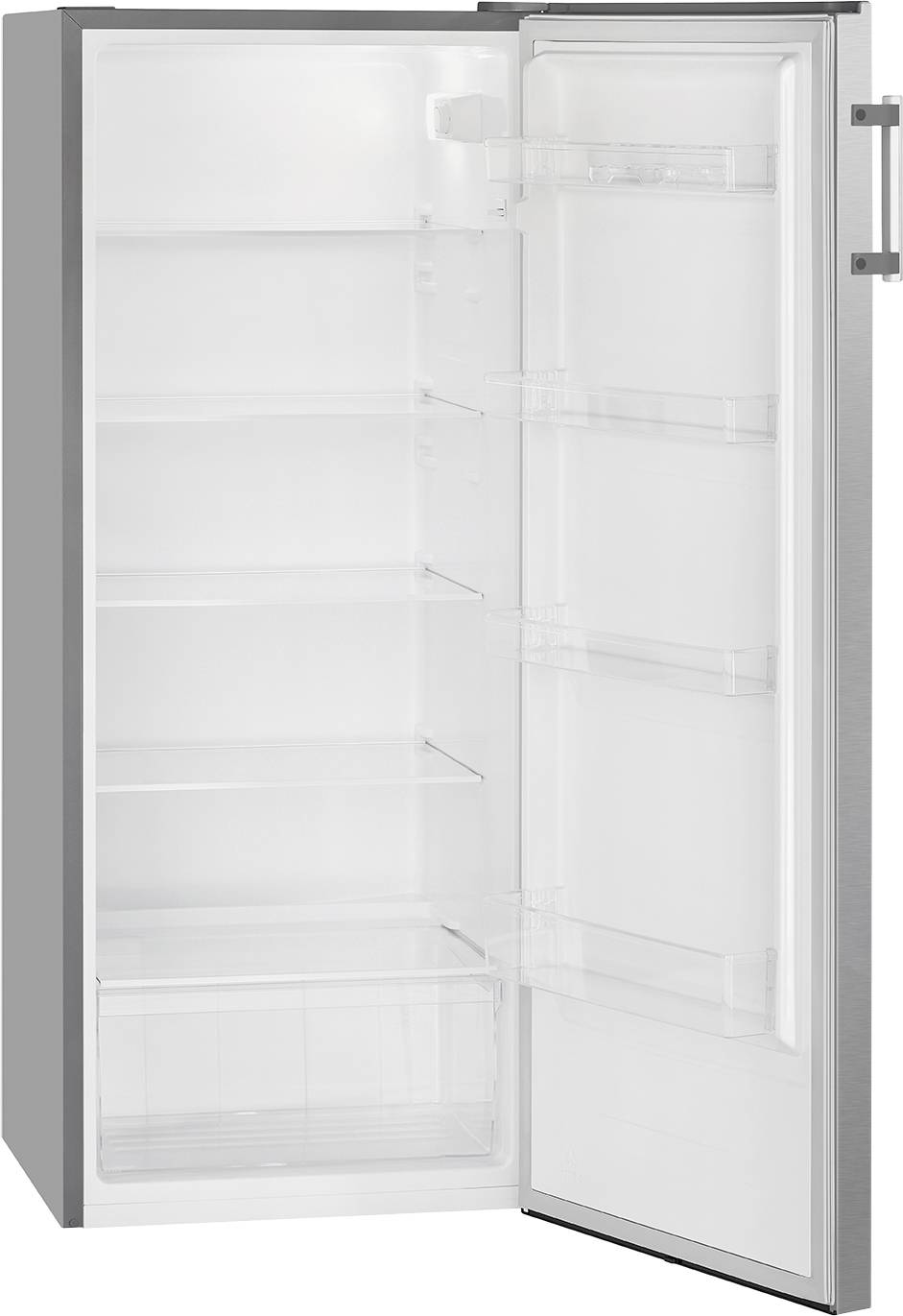 Bomann VS 7316 ix-look Kühlschrank EEK: E (A - G) 242 l Standgerät Edelstahl-Optik