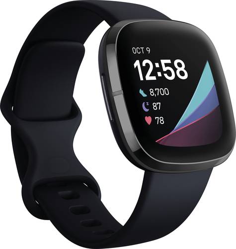 FitBit Sense Smartwatch Uni Schwarz