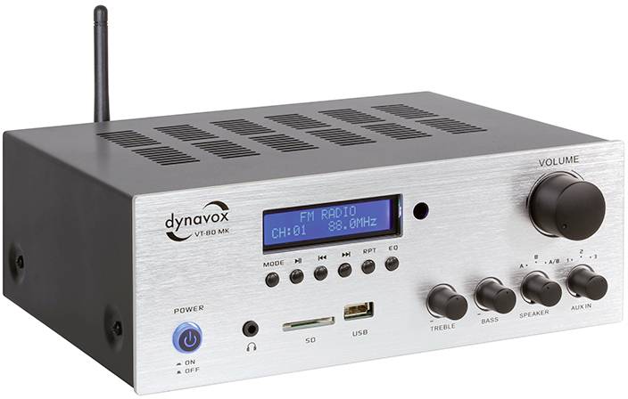 Dynavox VT-80 MK Stereo-Verstärker 2 x 75 W Weiß USB