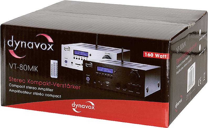 Dynavox VT-80 MK Stereo-Verstärker 2 x 75 W Weiß USB
