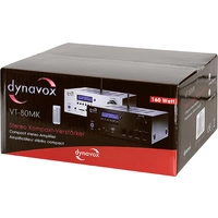 Dynavox VT-80 MK Stereo-Verstärker 2 x 75W Weiß USB Dynavox VT-80 MK Stereo-Verstärker 2 x 75W Weiß USB