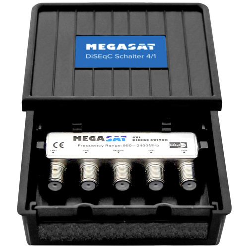 MegaSat DiSEqC 4/1 Pro DiSEqC-Schalter 4 (4 SAT/0 terrestrisch) Teilnehmer-Anzahl: 1