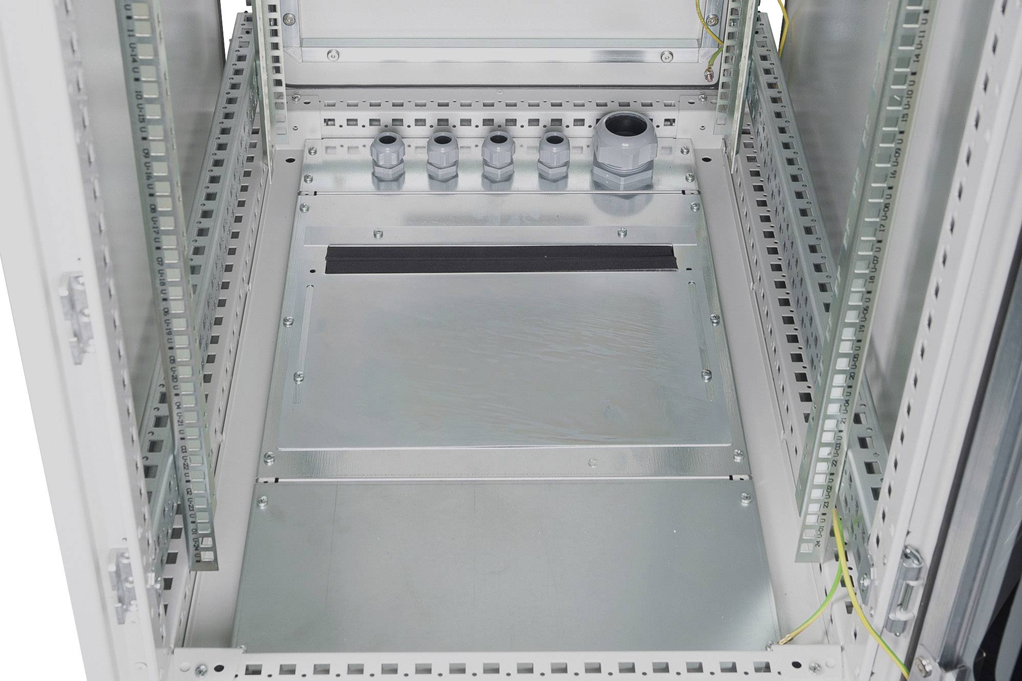 Digitus DN-19 24U-I-6/8-1 19 Zoll Netzwerkschrank (B x H x T) 1300 x 800 x 600 mm 24 HE Grau, Grau (RAL 7035)