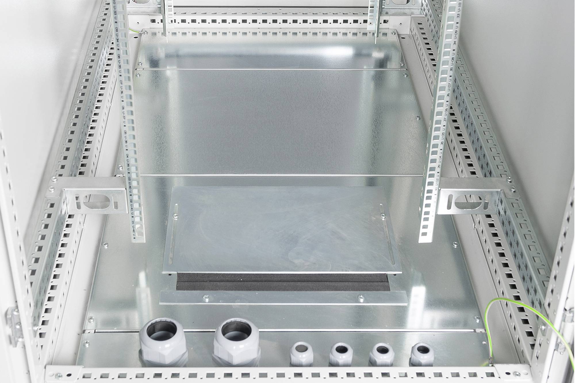 Digitus DN-19-42U-I-8-12-1 19 Zoll Netzwerkschrank (B x H x T) 2100 x 1200 x 800 mm 42 HE Grau, Grau (RAL 7035)