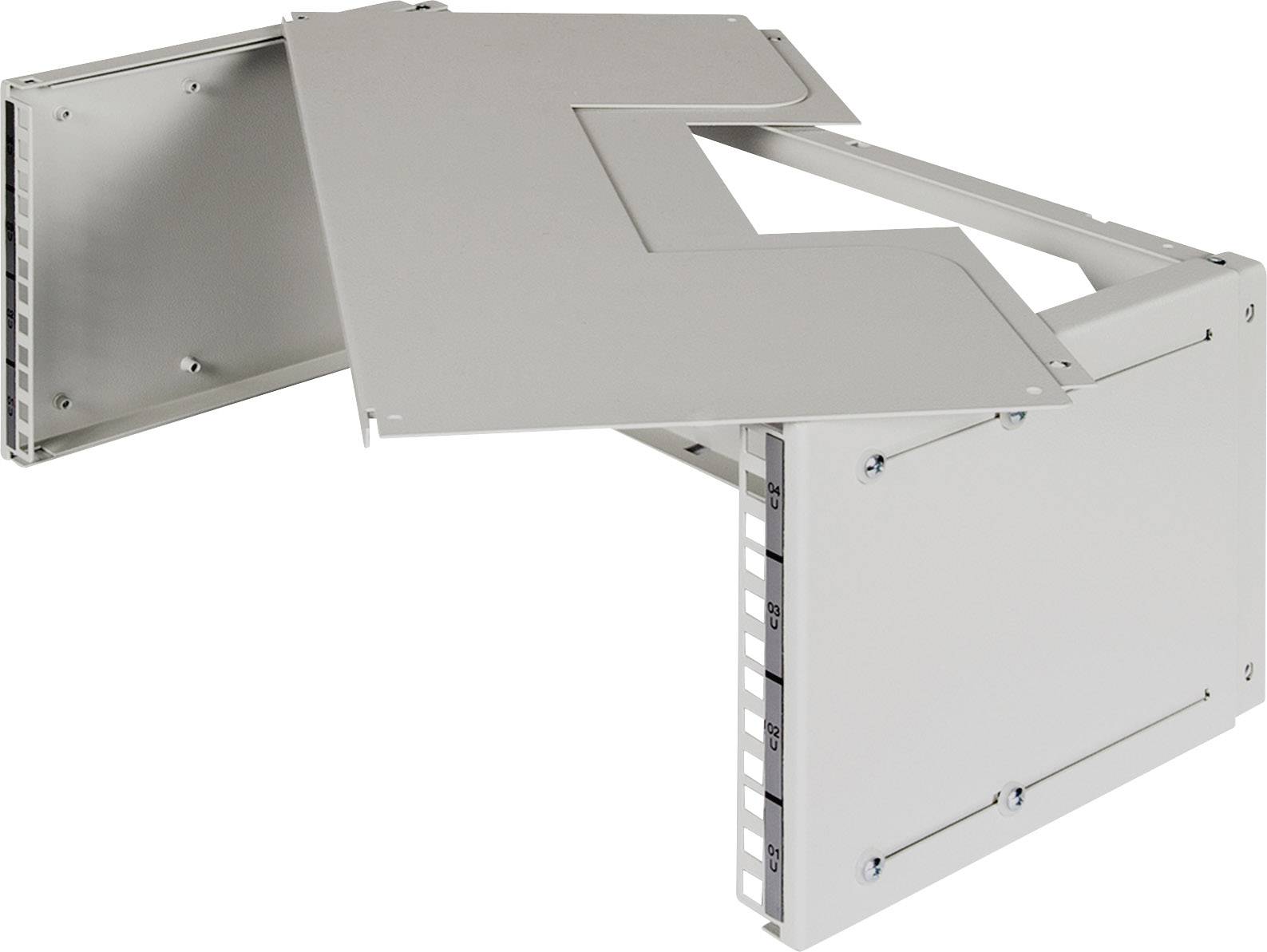 Digitus DN-19-PB-TB 19 Zoll Netzwerkschrank-Geräteboden Grau, Grau (RAL 7035)