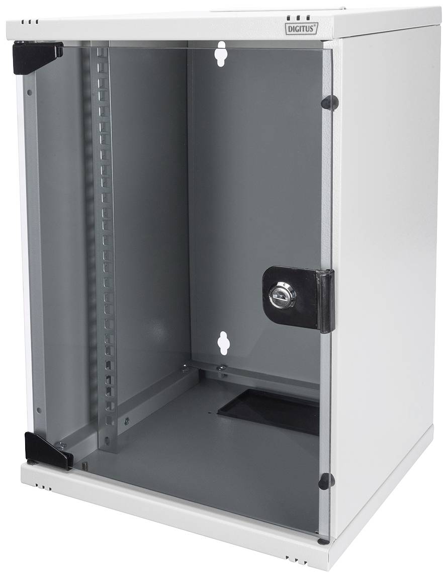 Digitus DN-10-SET-2 10 Zoll Netzwerkschrank 9 HE Lichtgrau (RAL 7035)