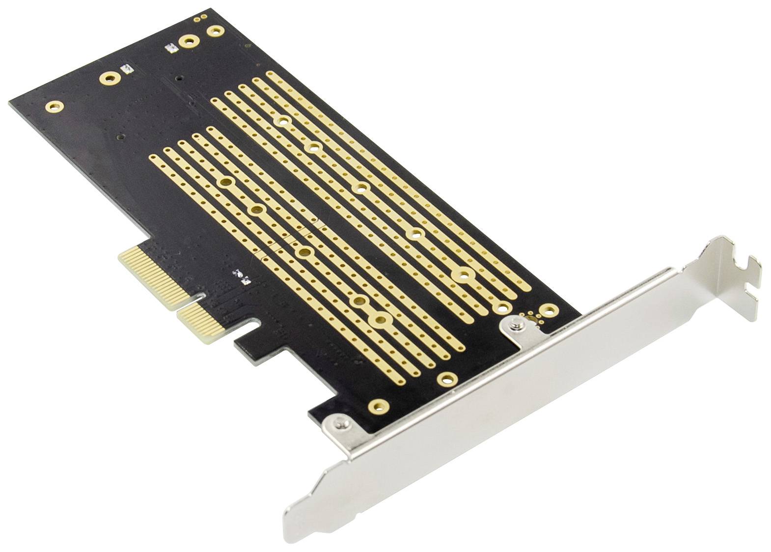 Digitus DS-33172 2+1 Port M.2 Controller PCIe x4 Passend für (SSD): 2230, 2242, 2260, 2280, 22110 inkl. Low-Profile Slotblech