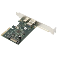 Digitus DS-30225 2 Port USB 3.1 Gen 2 Controllerkarte USB-A, USB-C® PCIe Digitus DS-30225 2 Port USB 3.1 Gen 2 Controllerkarte USB-A, USB-C® PCIe
