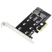 Digitus DS-33170 2+1 Port M.2 Controller PCIe Passend für (SSD): 2230, 2242, 2260, 2280 inkl. Low-Profile Slotblech Digitus DS-33170 2+1 Port M.2 Controller PCIe Passend für (SSD): 2230, 2242, 2260, 2280 inkl. Low-Profile Slotblech
