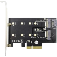 Digitus DS-33170 2+1 Port M.2 Controller PCIe Passend für (SSD): 2230, 2242, 2260, 2280 inkl. Low-Profile Slotblech Digitus DS-33170 2+1 Port M.2 Controller PCIe Passend für (SSD): 2230, 2242, 2260, 2280 inkl. Low-Profile Slotblech