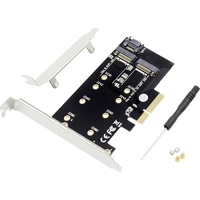 Digitus DS-33170 2+1 Port M.2 Controller PCIe Passend für (SSD): 2230, 2242, 2260, 2280 inkl. Low-Profile Slotblech Digitus DS-33170 2+1 Port M.2 Controller PCIe Passend für (SSD): 2230, 2242, 2260, 2280 inkl. Low-Profile Slotblech