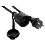 Perel EC01.5R15STBHQ Strom Verlängerungskabel 16 A Schwarz 1.50 m H05RR-F 3G 1,5 mm² Perel EC01.5R15STBHQ Strom Verlängerungskabel 16 A Schwarz 1.50 m H05RR-F 3G 1,5 mm²