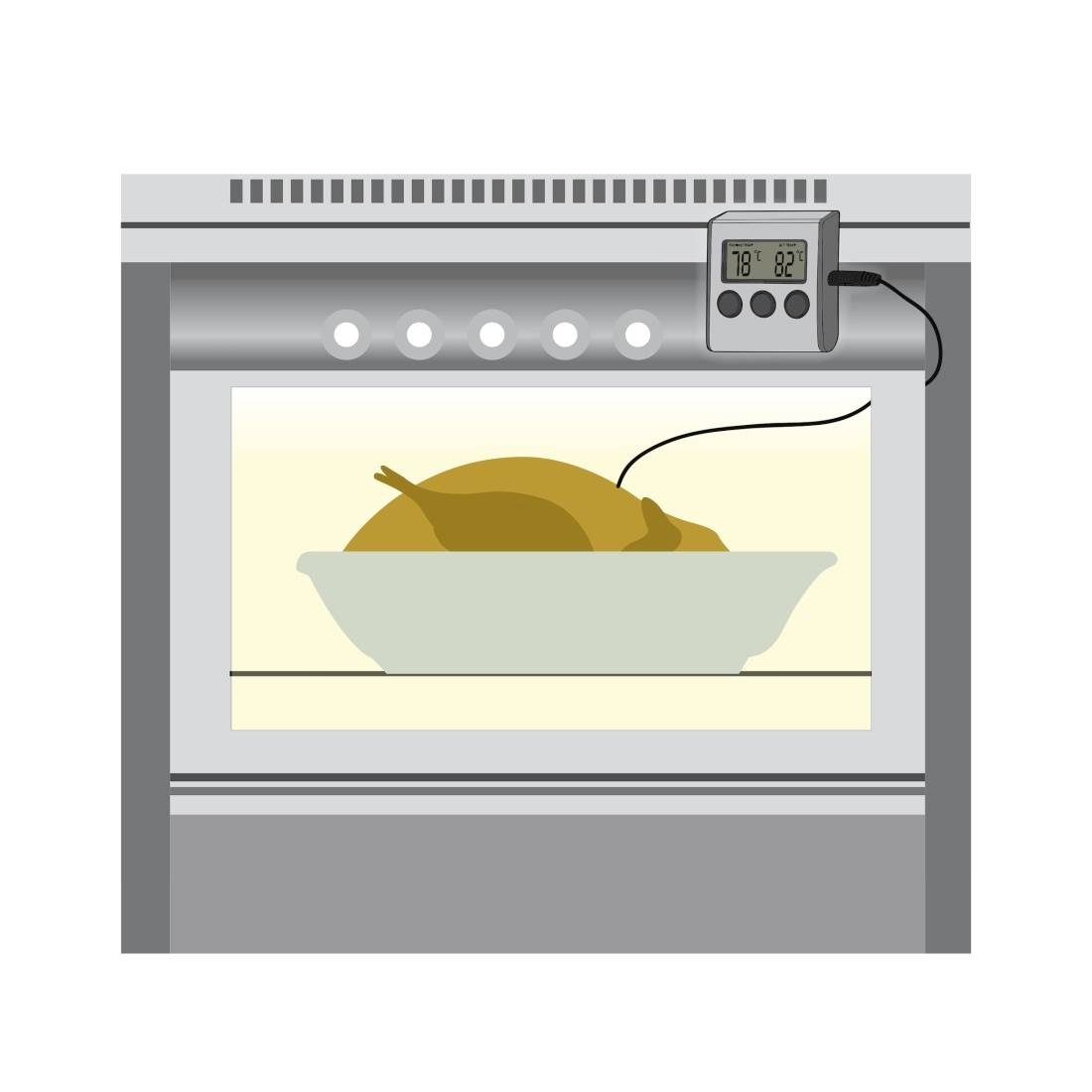 Xavax 111381 Grillthermometer Edelstahl