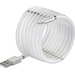 Renkforce USB-Kabel USB 2.0 USB-A Stecker, Apple Lightning Stecker 1.00m Weiß TO-6897012