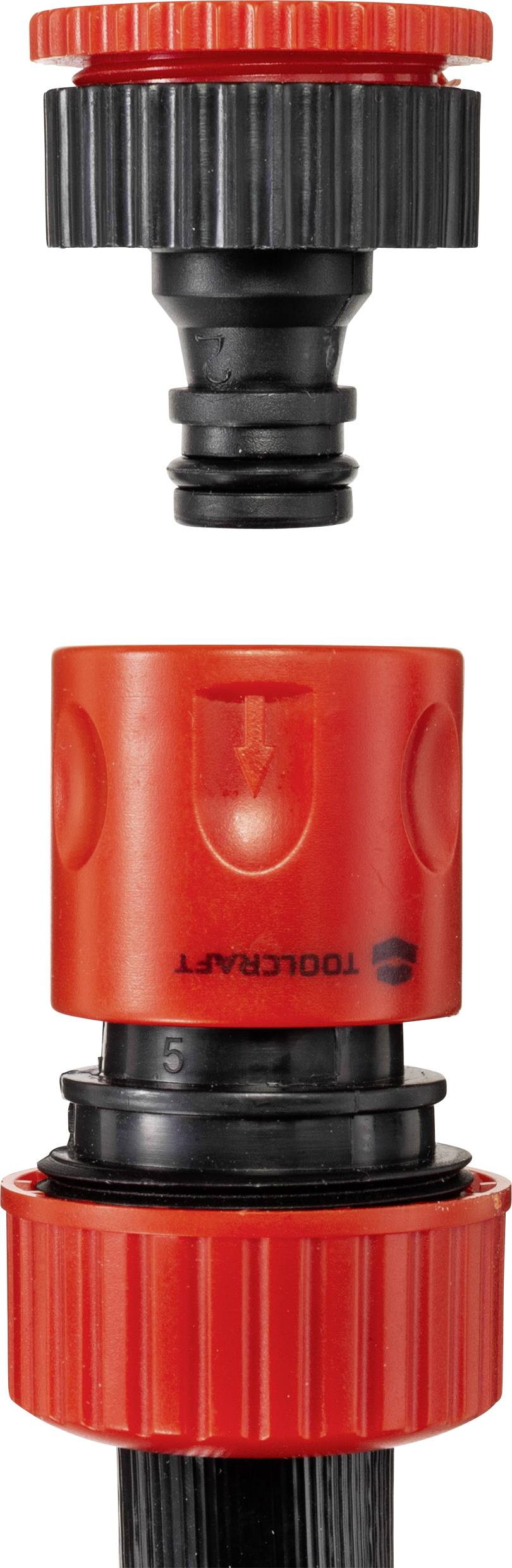 TOOLCRAFT TO-6897033 13mm 1/2 Zoll 1 St. Schwarz Gartenschlauch 2m