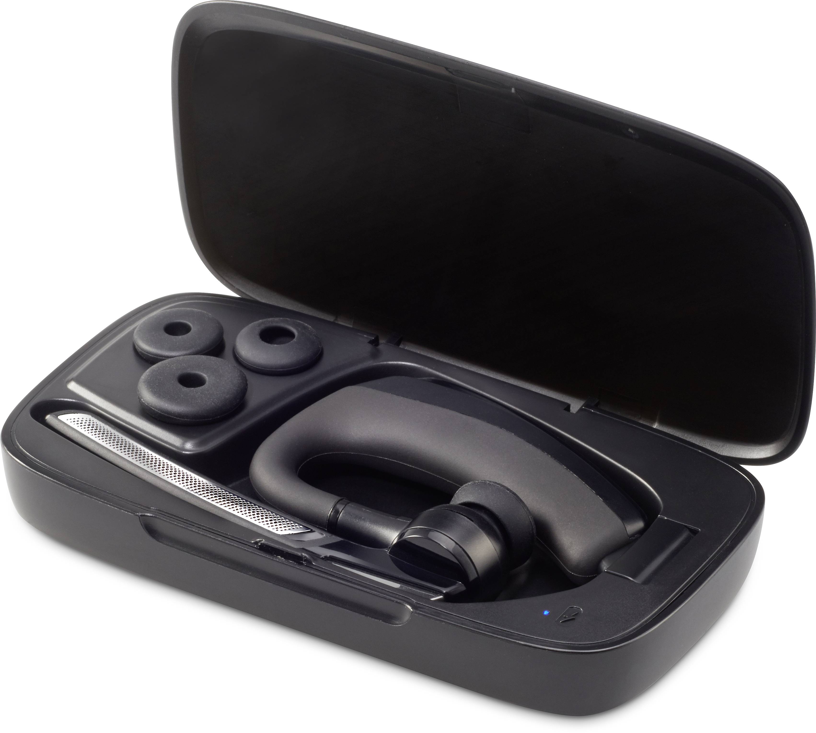Sygonix Connect SC-WE-500 In Ear Headset Bluetooth® Mono Schwarz Mikrofon-Stummschaltung, Lautstärkeregelung Handy