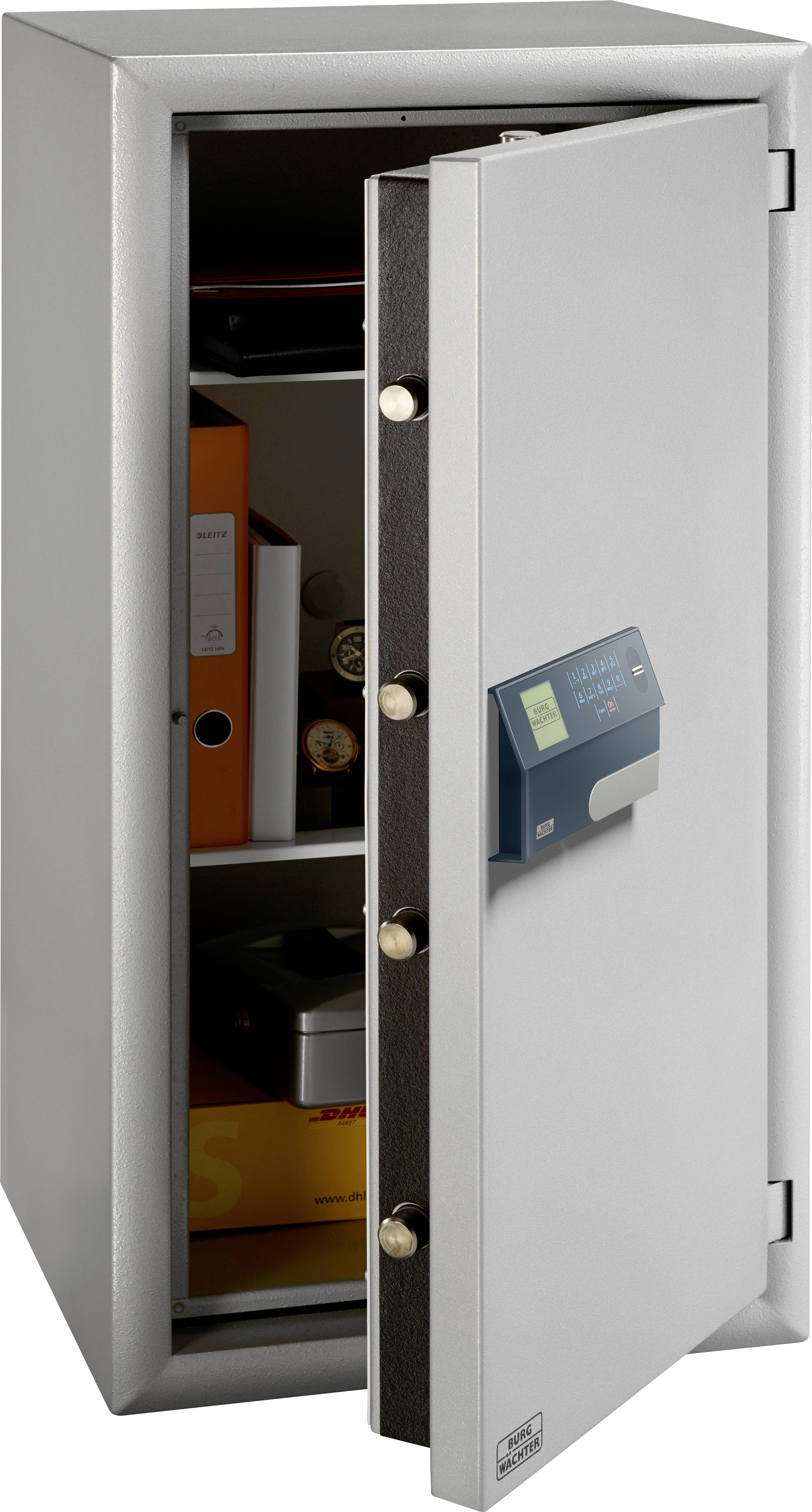 Burg Wächter MTD 780 E FP Wertschutzschrank feuergeschützt Fingerabdruckschloss, Zahlenschloss