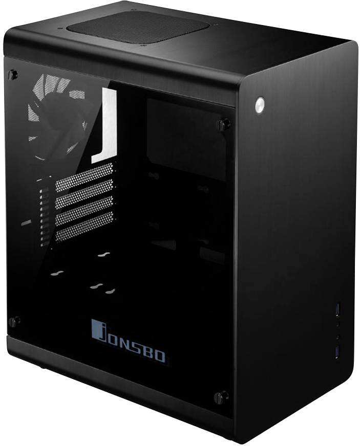 Jonsbo RM3 BLACK Gehäuse, Gaming-Gehäuse Schwarz